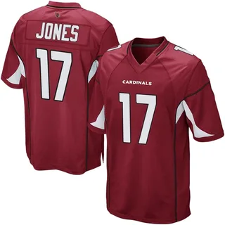 Men's Zay Jones Arizona Cardinals Men's Game Cardinal Team Color Nike Jersey