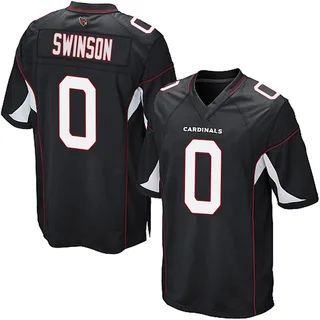 Messiah Swinson Arizona Cardinals Men's Game Alternate Nike Jersey - Black