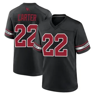 Michael Carter Arizona Cardinals Men's Game 2nd Alternate Nike Jersey - Black