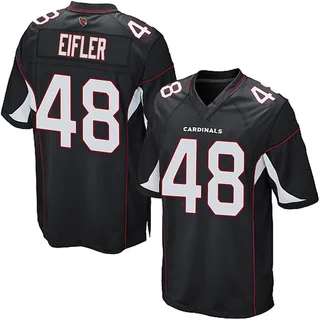 Milo Eifler Arizona Cardinals Men's Game Alternate Nike Jersey - Black