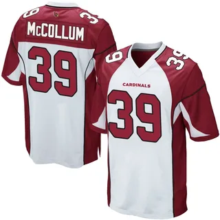 Nate McCollum Arizona Cardinals Youth Game Nike Jersey - White