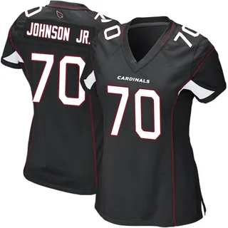Paris Johnson Jr. Arizona Cardinals Women's Game Alternate Nike Jersey - Black