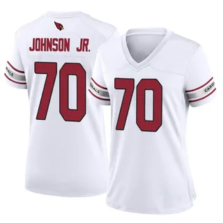 Paris Johnson Jr. Arizona Cardinals Women's Game Nike Jersey - White