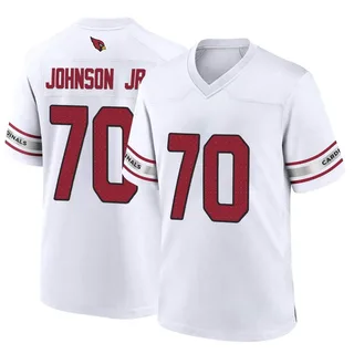 Paris Johnson Jr. Arizona Cardinals Youth Game Nike Jersey - White