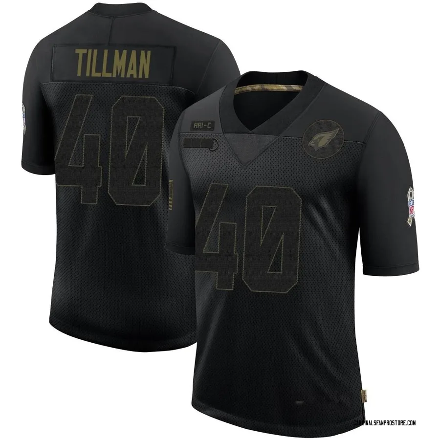 Pat Tillman Arizona Cardinals Men's Limited 2020 Salute To Service Nike Jersey - Black
