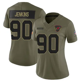 Patrick Jenkins Arizona Cardinals Women's Limited 2025 Salute to Service Nike Jersey - Olive