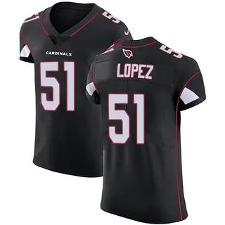 Roy Lopez Arizona Cardinals Men's Elite Alternate Vapor Untouchable Nike Jersey - Black