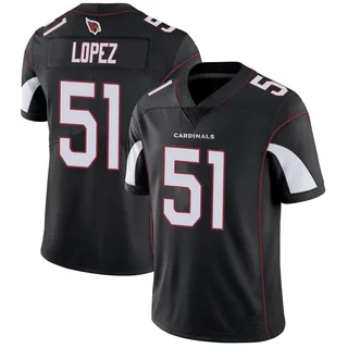 Roy Lopez Arizona Cardinals Men's Limited Vapor Untouchable Nike Jersey - Black