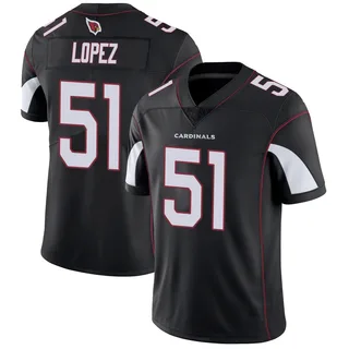 Roy Lopez Arizona Cardinals Youth Limited Vapor Untouchable Nike Jersey - Black