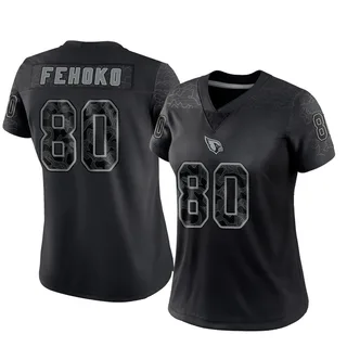 Simi Fehoko Arizona Cardinals Women's Limited Reflective Nike Jersey - Black