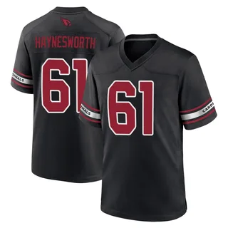 Sincere Haynesworth Arizona Cardinals Men's Game 2nd Alternate Nike Jersey - Black