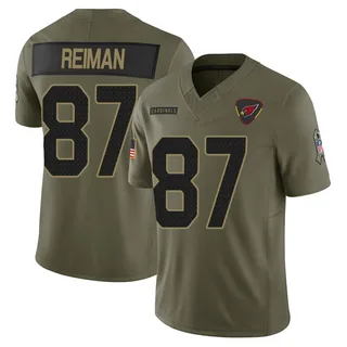 Tip Reiman Arizona Cardinals Men's Limited 2025 Salute to Service Nike Jersey - Olive