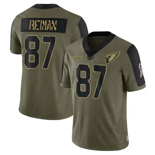 Tip Reiman Arizona Cardinals Youth Limited 2021 Salute To Service Nike Jersey - Olive