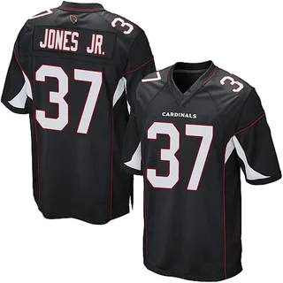 Tony Jones Jr. Arizona Cardinals Men's Game Alternate Nike Jersey - Black