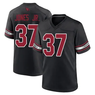 Tony Jones Jr. Arizona Cardinals Youth Game 2nd Alternate Nike Jersey - Black
