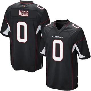 Trey Wedig Arizona Cardinals Men's Game Alternate Nike Jersey - Black