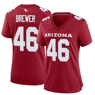 Women's Aaron Brewer Arizona Cardinals Women's Game Cardinal Nike Jersey