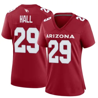 Women's Hassan Hall Arizona Cardinals Women's Game Cardinal Nike Jersey