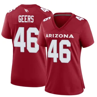 Women's Jameson Geers Arizona Cardinals Women's Game Cardinal Nike Jersey