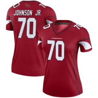 Women's Paris Johnson Jr. Arizona Cardinals Women's Legend Cardinal Nike Jersey