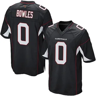 Wyatt Bowles Arizona Cardinals Youth Game Alternate Nike Jersey - Black