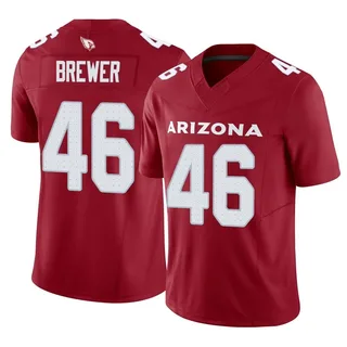 Youth Aaron Brewer Arizona Cardinals Youth Limited Cardinal Vapor F.U.S.E. Nike Jersey