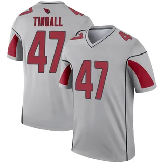 Youth Channing Tindall Arizona Cardinals Youth Legend Inverted Silver Nike Jersey