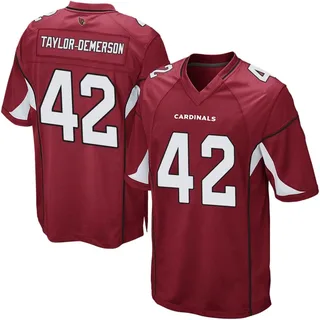 Youth Dadrion Taylor-Demerson Arizona Cardinals Youth Game Cardinal Team Color Nike Jersey