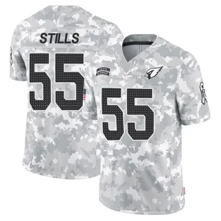 Youth Dante Stills Arizona Cardinals Youth Limited Arctic Camo 2024 Salute to Service Nike Jersey